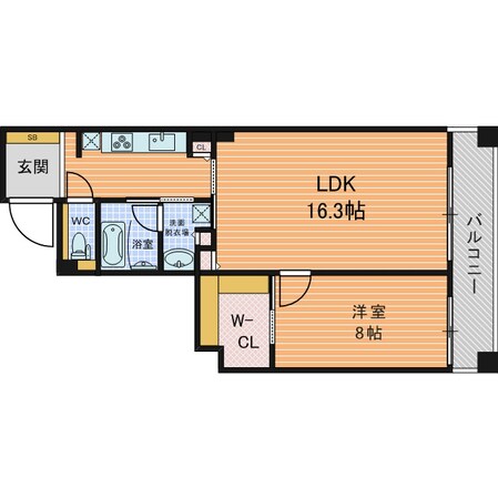 ブラービ南船場の物件間取画像